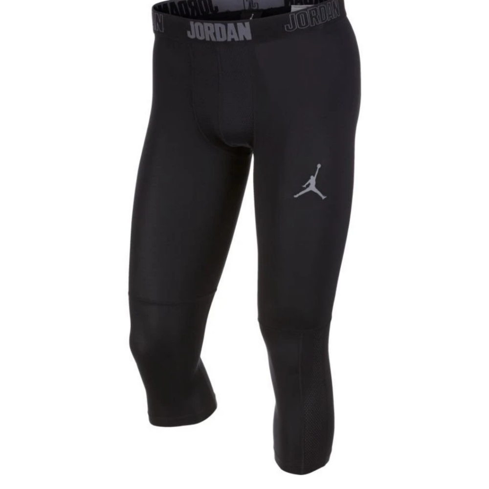 Nike Jordan 23 Alpha Dry  L Black Training Tights New